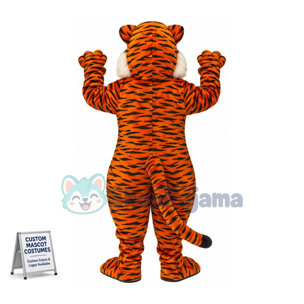 Super Power Tiger Mascot Costume