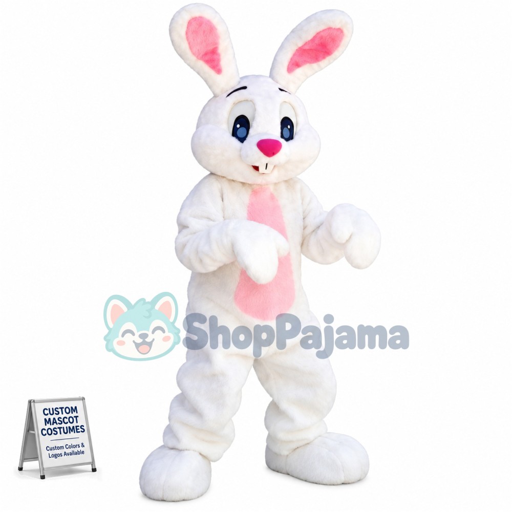 Cute Lightweight Easter Bunny Mascot Costume