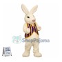 Superb White Easter Bunny Mascot Costume