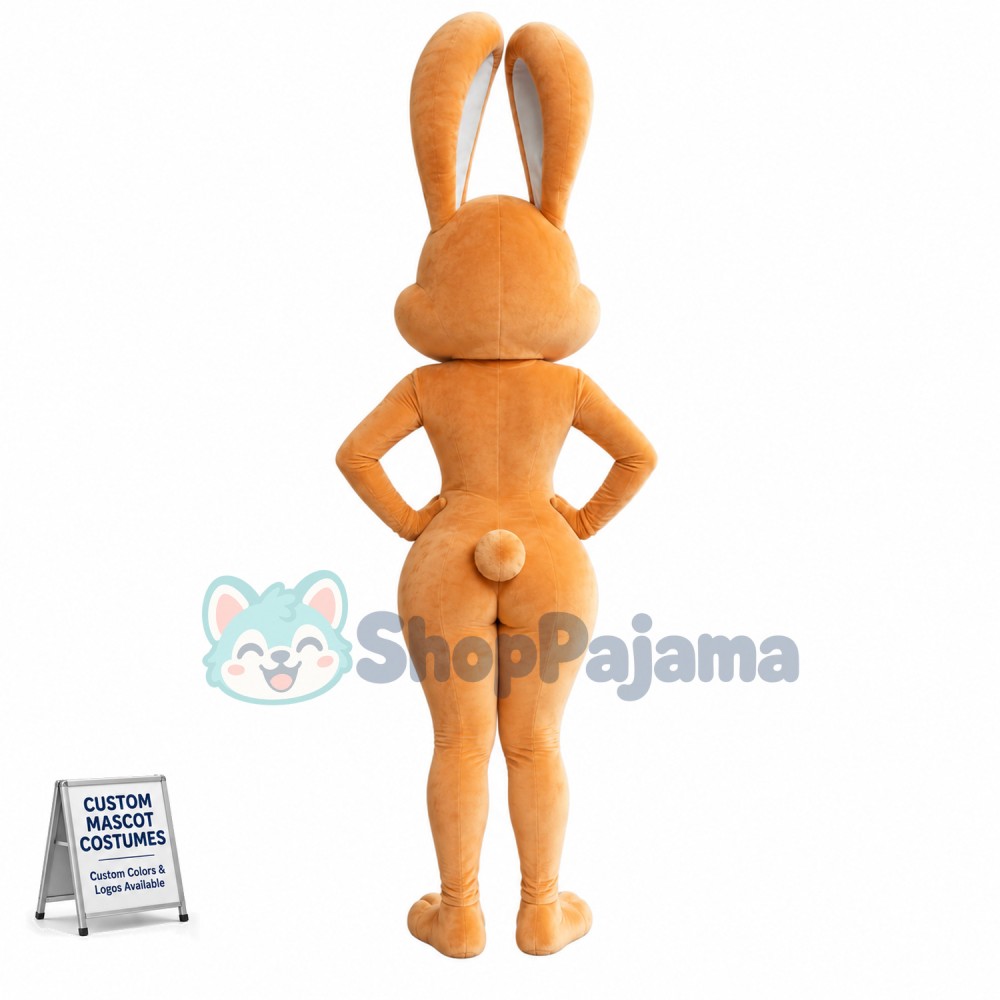 Beautiful Female Easter Bunny Mascot Costume
