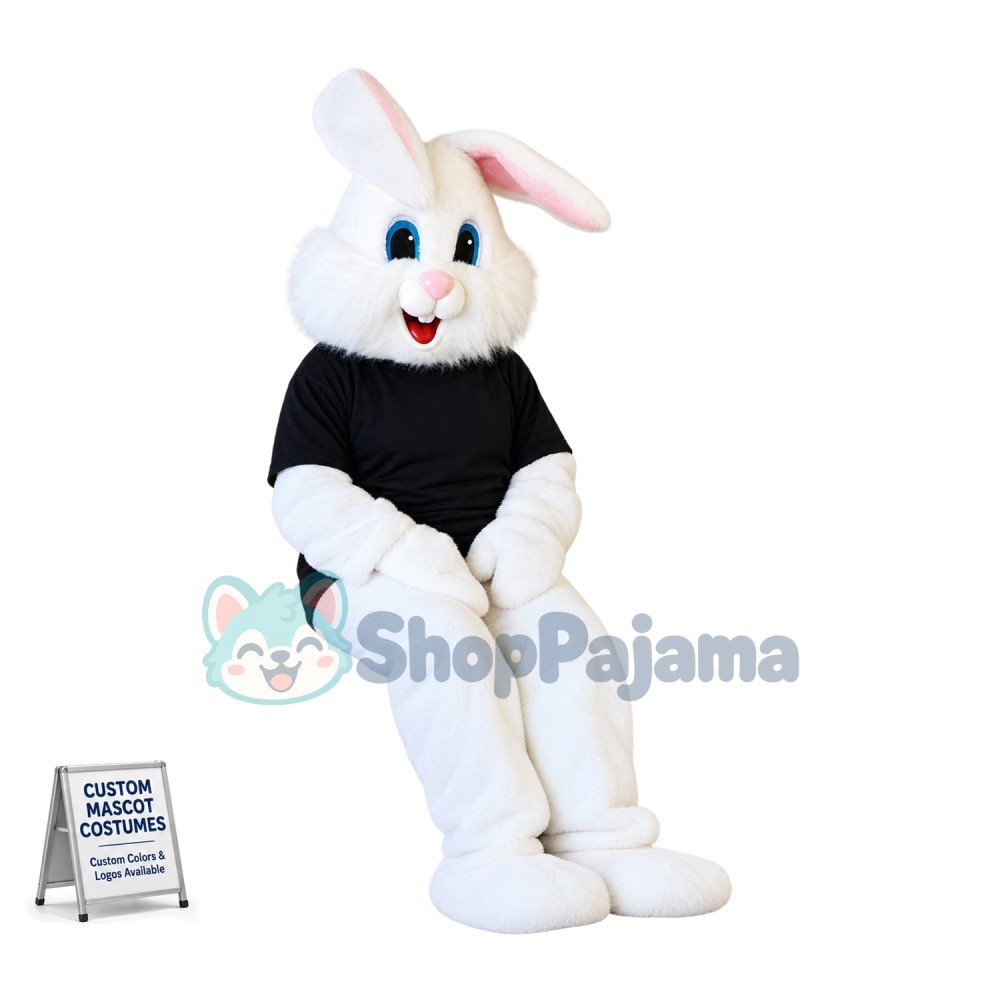 Young Easter Bunny Mascot Costume
