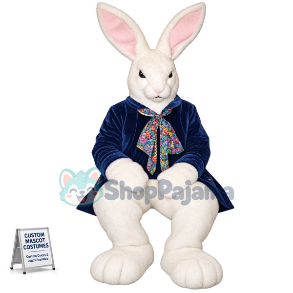 Scary Easter Bunny Mascot Costume