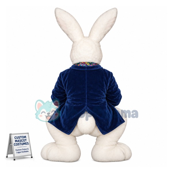 Scary Easter Bunny Mascot Costume