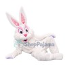 Superb Friendly White Rabbit Mascot Costume