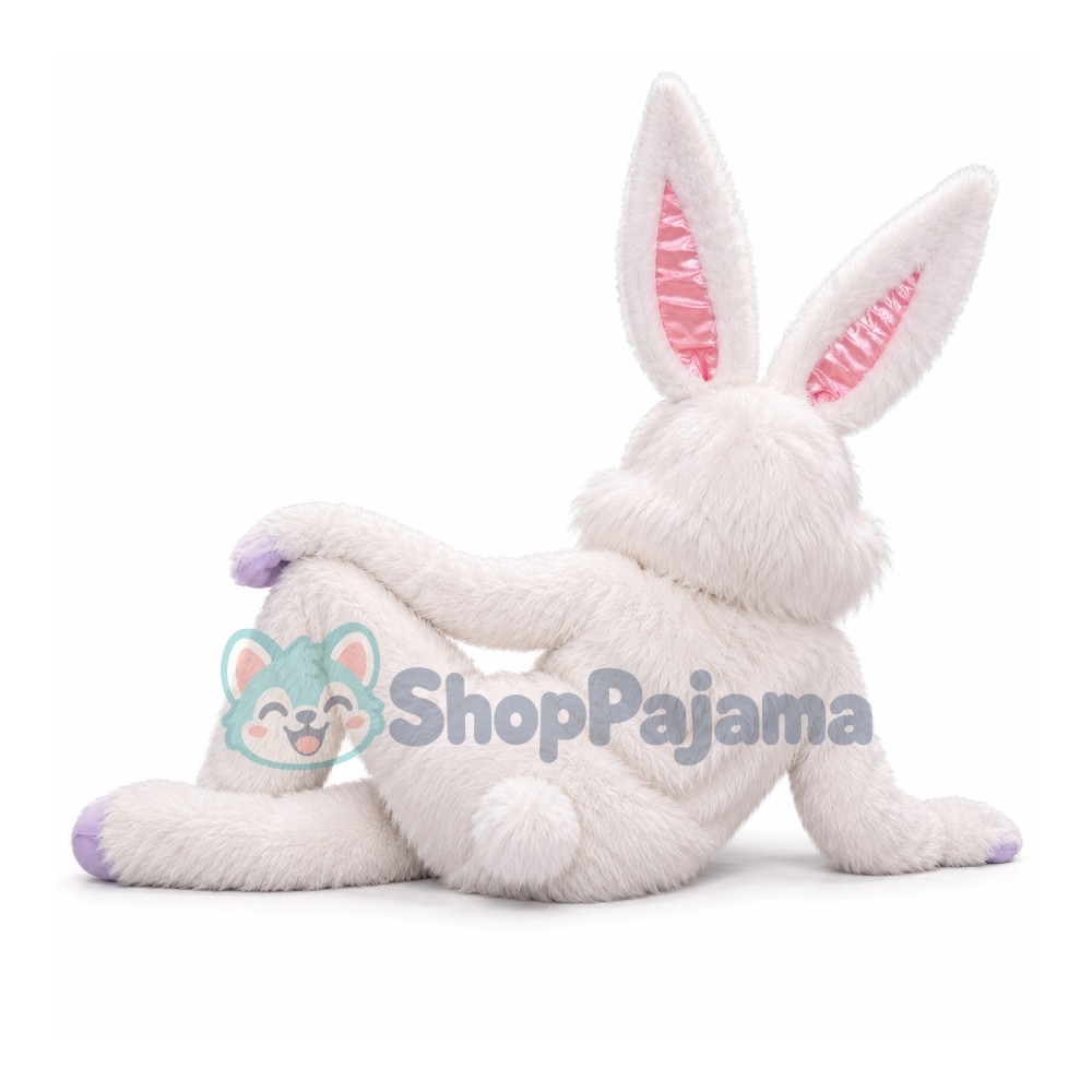 Superb Friendly White Rabbit Mascot Costume