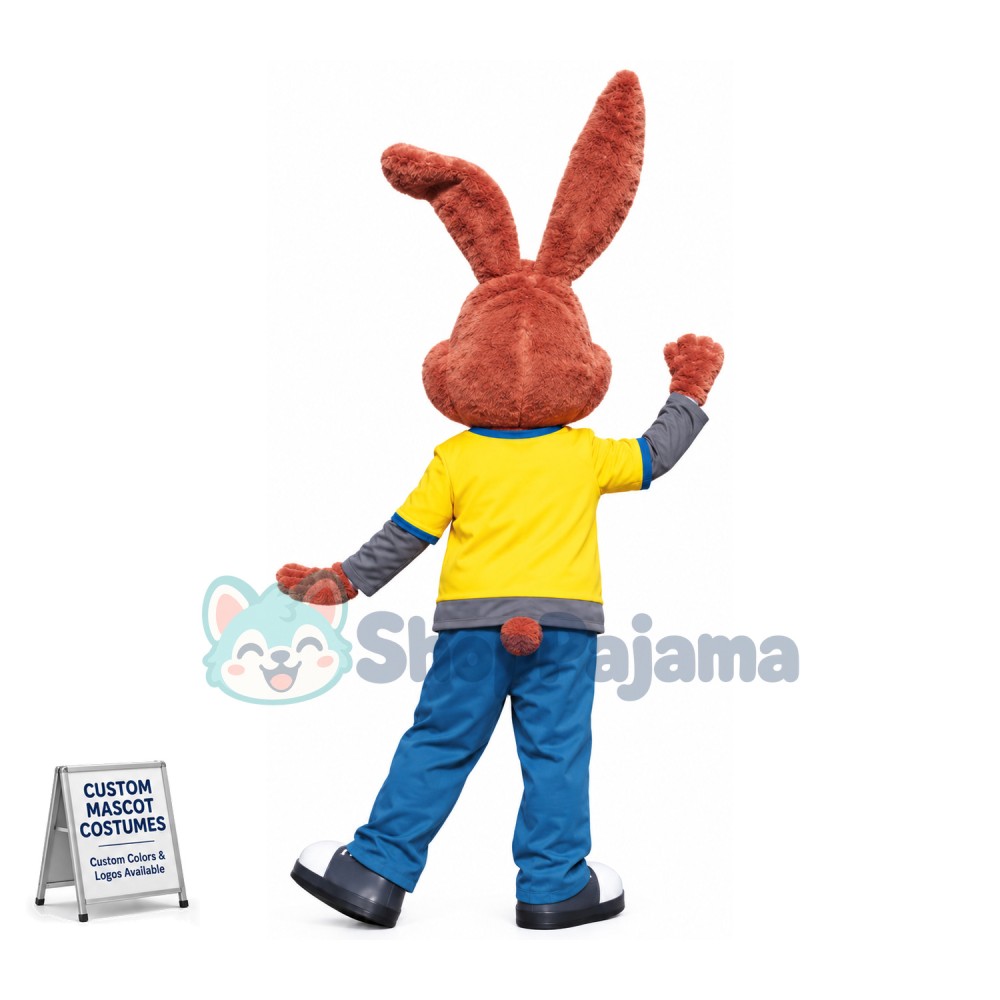 Happy Easter Bunny Rabbit Mascot Costume