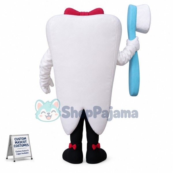Teeth And Toothbrushes Mascot Costume