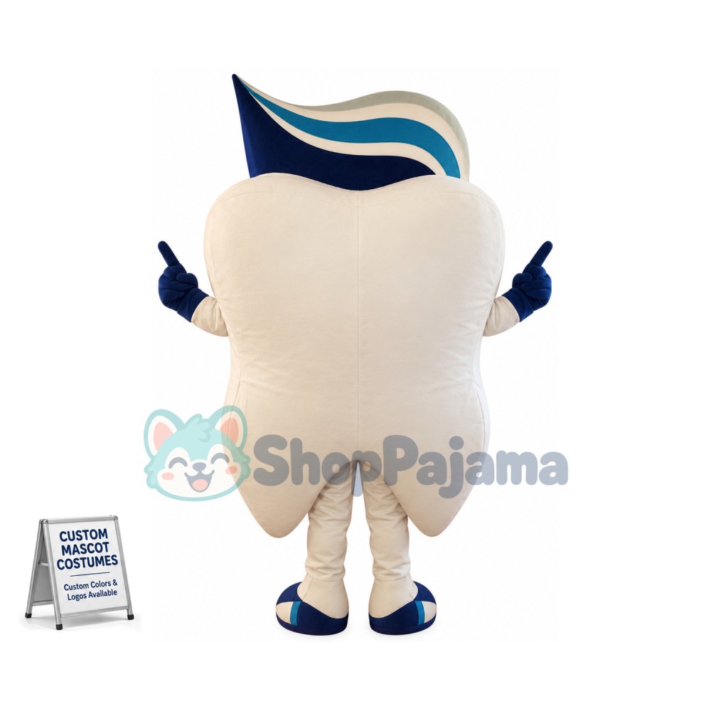 Cool Teeth Mascot Costume