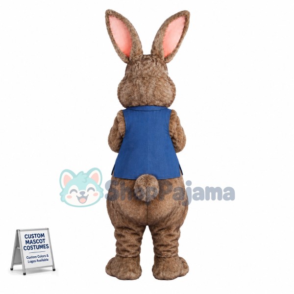 Superb Brown Bunny Rabbit Mascot Costume