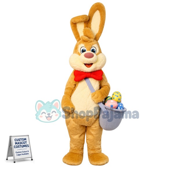 Superb Friendly Easter Bunny Rabbit Mascot Costume