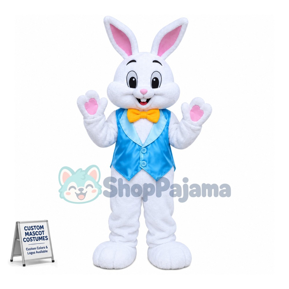 Easter Bunny Mascot Costume Adult Costume