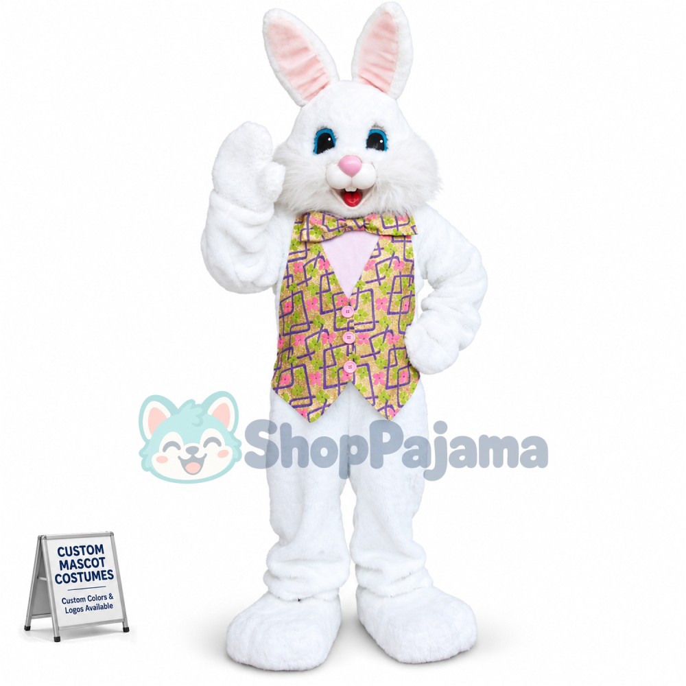 New Easter Bunny Mascot Costume