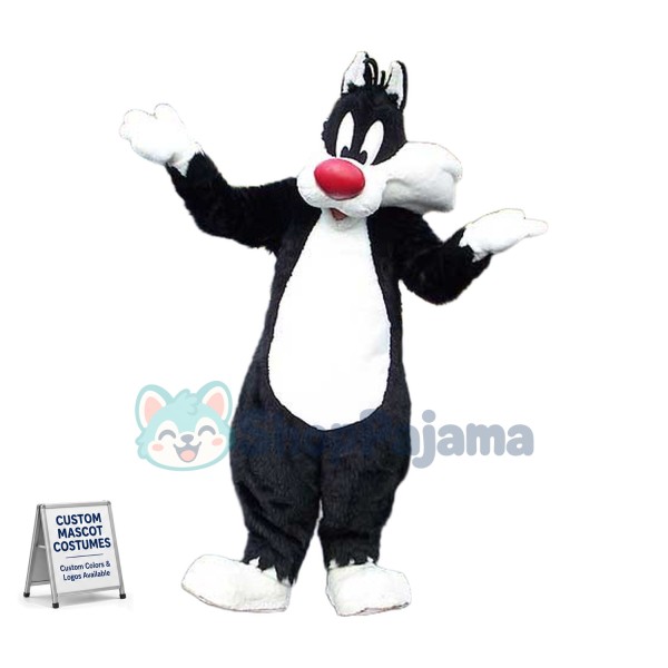 Looney Tunes Deluxe Sylvester The Cat Mascot Costume
