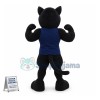 Superb Power Black Horse Mascot Costume