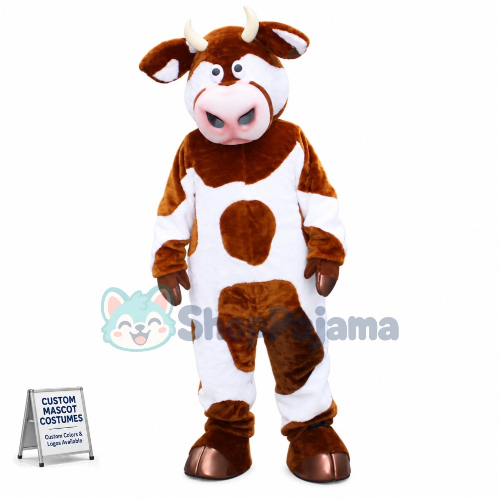 Superb Cow Mascot Costume