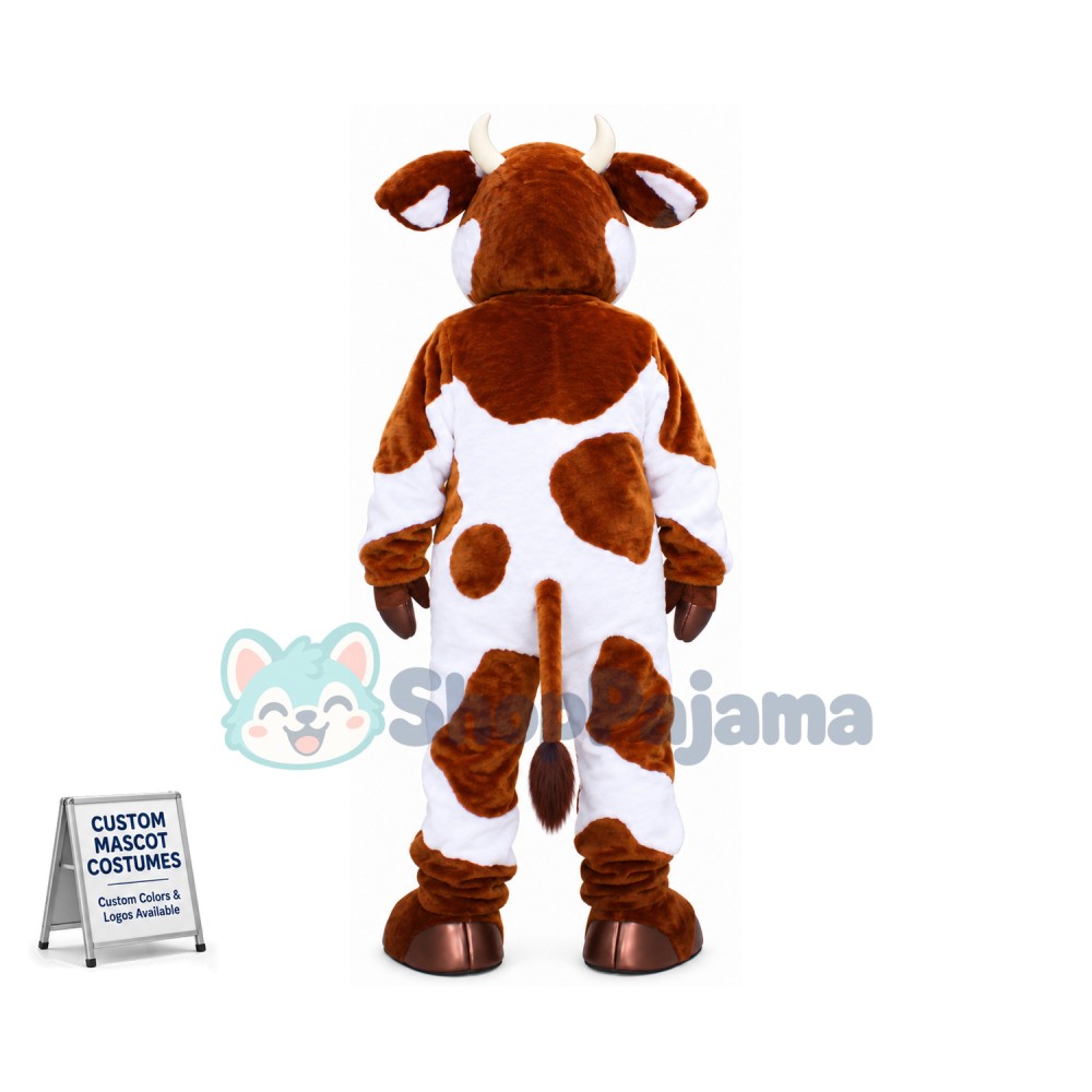 Superb Cow Mascot Costume
