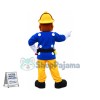 Superb Fireman Sam Mascot Costume