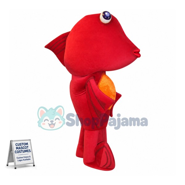 Red Carp Mascot Costume