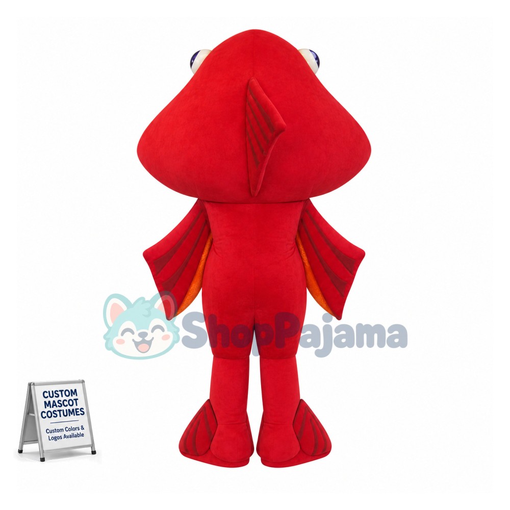 Red Carp Mascot Costume