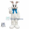 Happy White Easter Bunny Mascot Costume