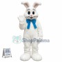 Happy White Easter Bunny Mascot Costume