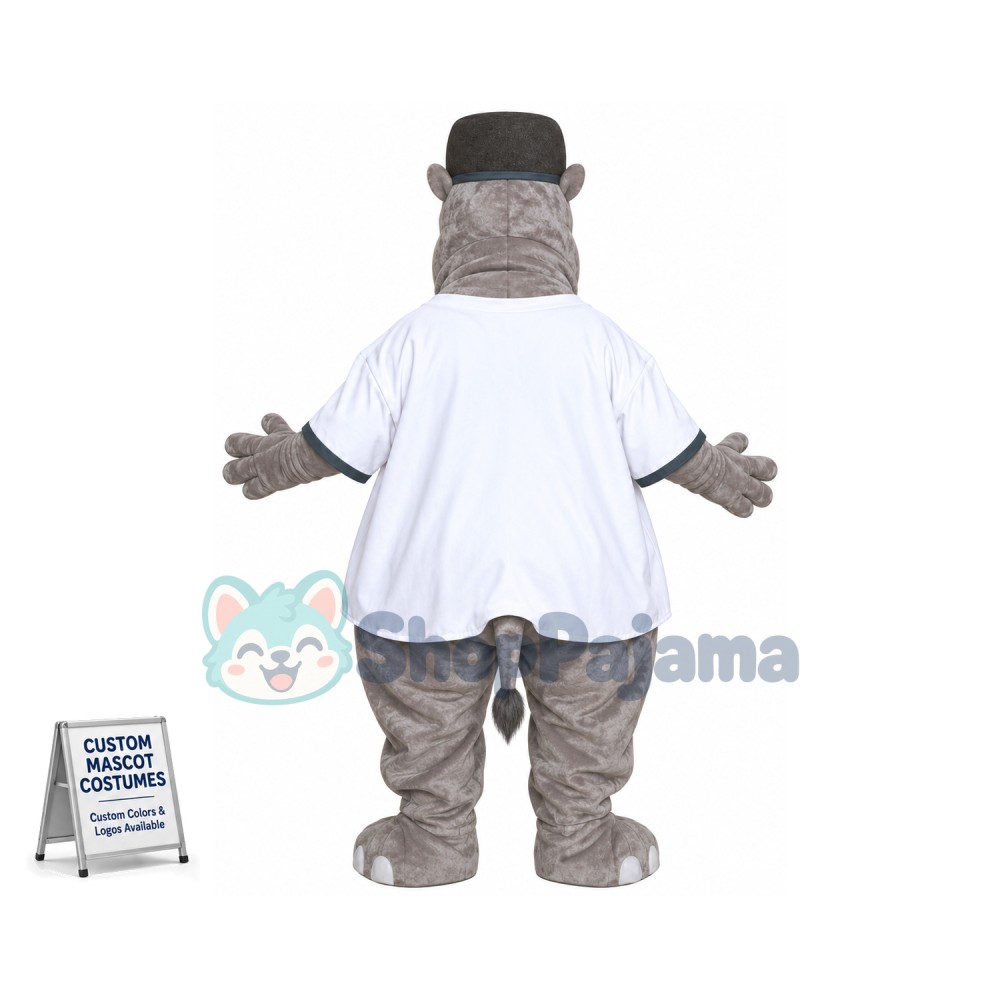 Superb Fierce Rhino Mascot Costume