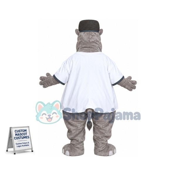 Superb Fierce Rhino Mascot Costume