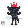 Black Tornado Mascot Costume