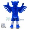 Superb Blue Owl Mascot Costume