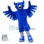 Superb Blue Owl Mascot Costume