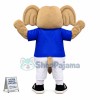 Superb Sport Elephant Mascot Costume