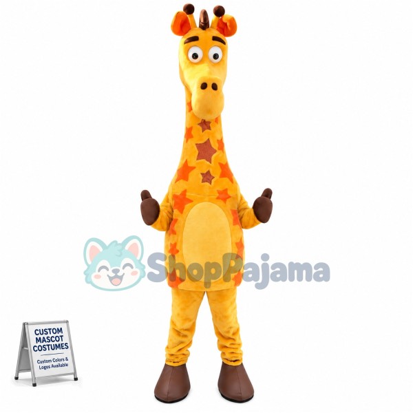 Superb Cute Giraffe Mascot Costume