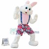 Lovely White Easter Bunny Mascot Costume