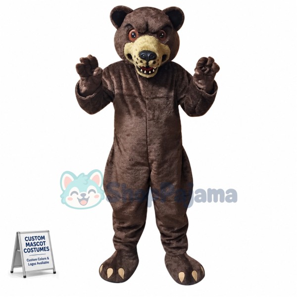 Superb Fierce Bear Mascot Costume