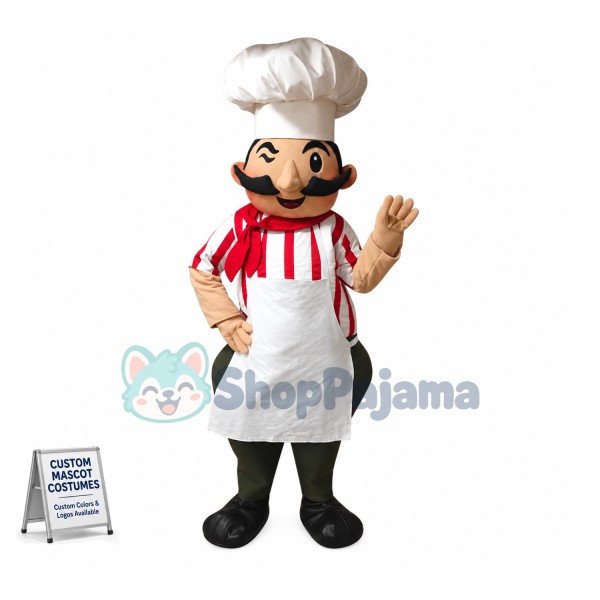 Superb Chef Mascot Costume