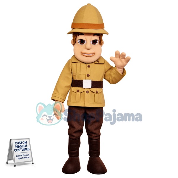 Superb Explorer Mascot Costume