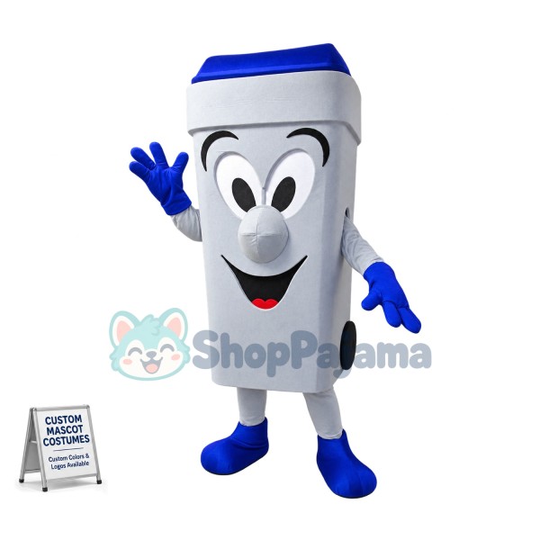 Happy Recycling Bin Mascot Costume