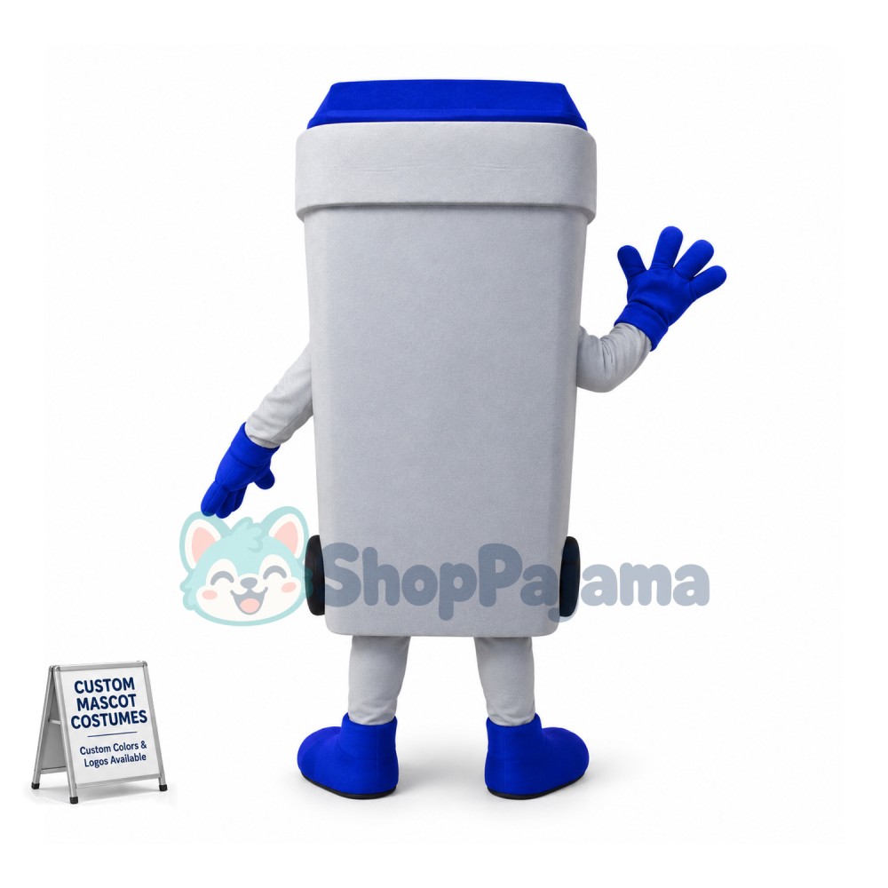 Happy Recycling Bin Mascot Costume