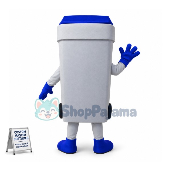 Happy Recycling Bin Mascot Costume