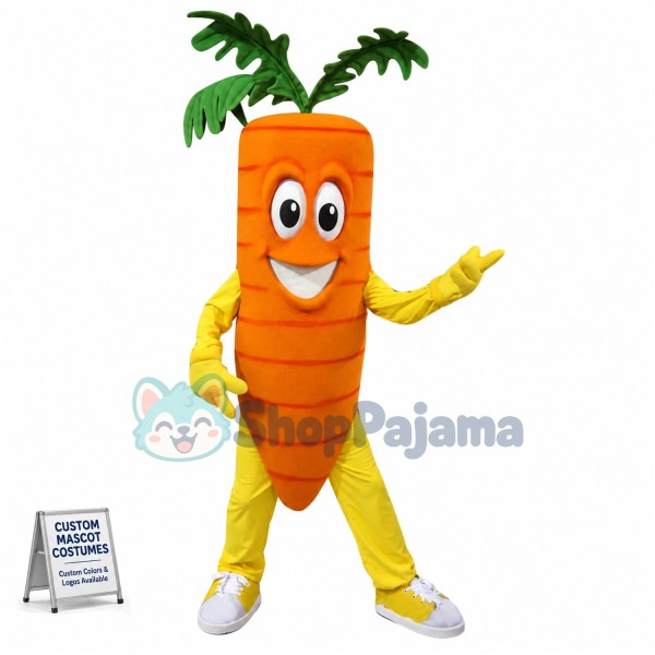 Superb Carrot Mascot Costume