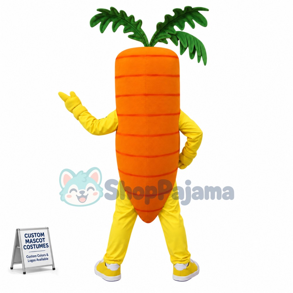 Superb Carrot Mascot Costume