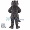 Fierce Grey Wildcat Mascot Costume