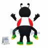 Superb Black Ant Mascot Costume