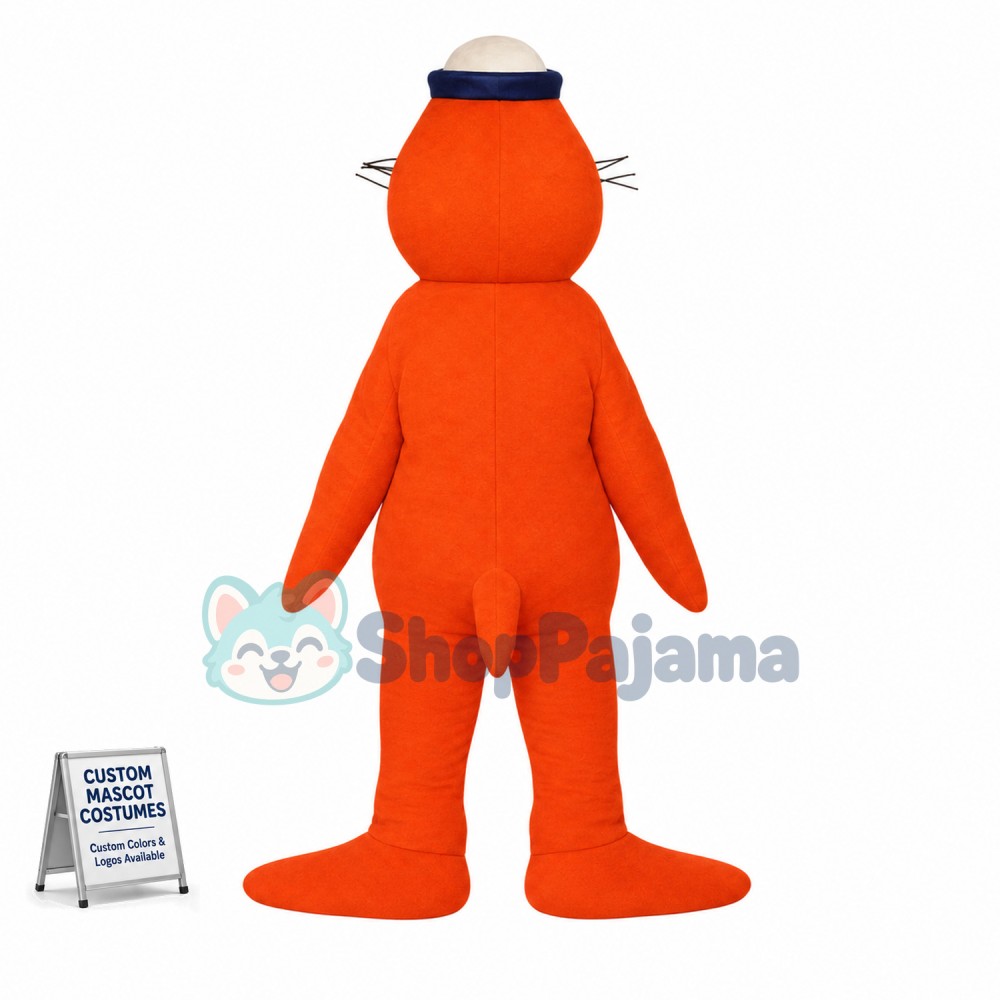 Orange Seal Mascot Costume