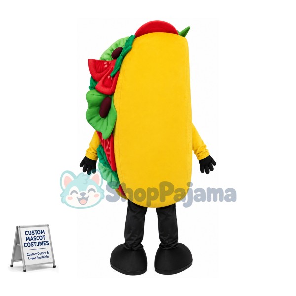 Superb Taco Mascot Costume