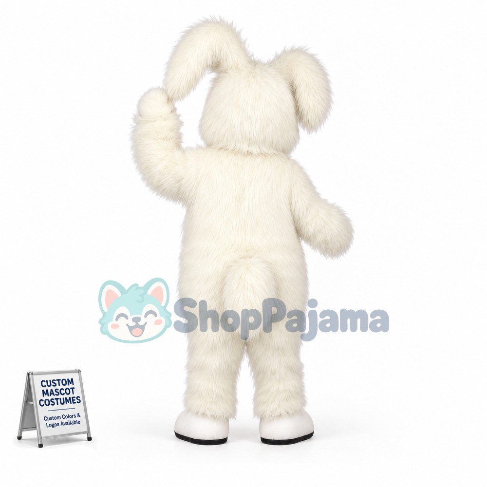 Superb Friendly Easter Bunny Mascot Costume