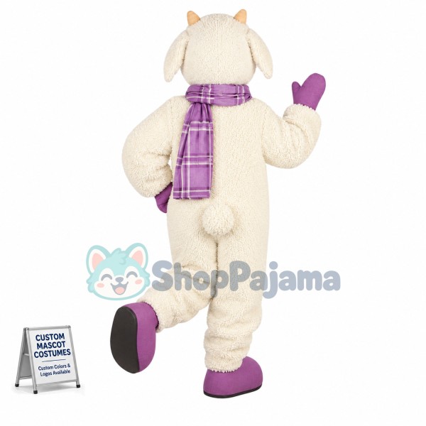 Superb Friendly Sheep Mascot Costume