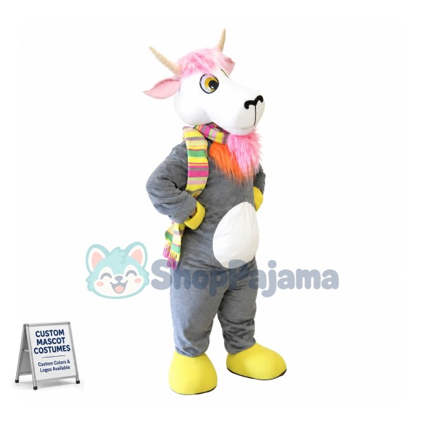 Superb Lovely Sheep Mascot Costume