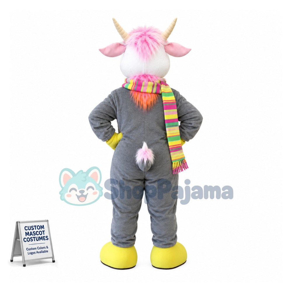 Superb Lovely Sheep Mascot Costume