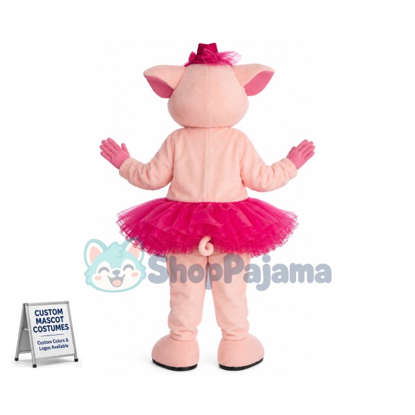 Beautiful Lightweight Pink Pig Mascot Costume